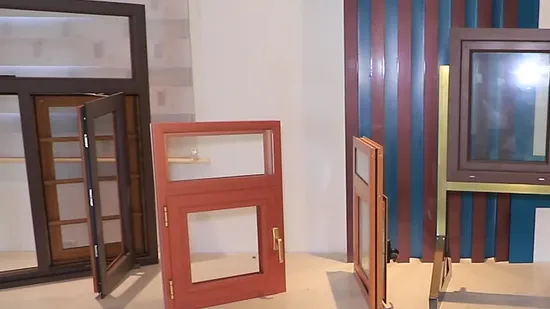 Janelas de correr de alumínio Janelas de alumínio com acabamento Janelas de folha dupla