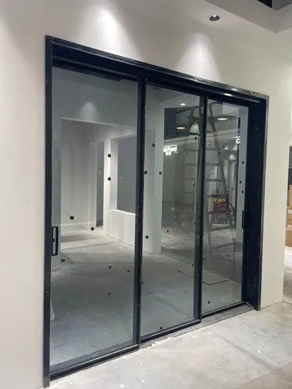 Porta de alumínio Orient Premium resistente com ruptura térmica, porta francesa dobrável para casa